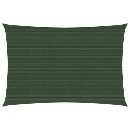 Vela in tessuto per ombrellone 160 g/m² verde scuro 3 x 4,5 m HDPE 02_0009426