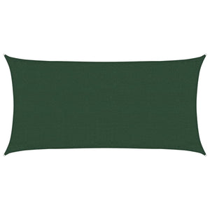 Vela Parasole 160 g/m² Verde Scuro 3x6 m in HDPE