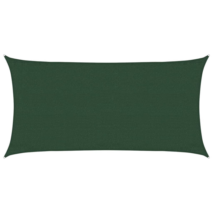 Vela Parasole 160 g/m² Verde Scuro 3x6 m in HDPE