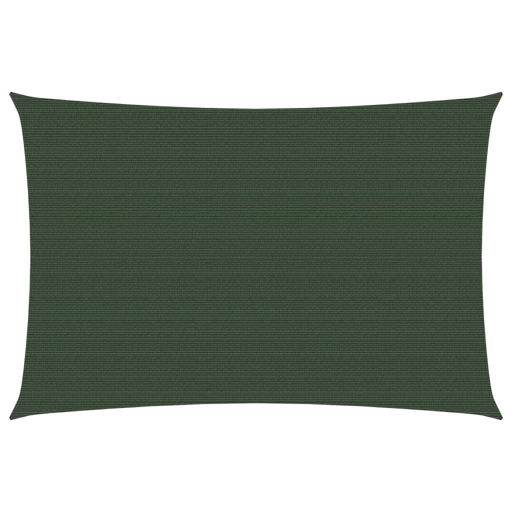Vela in tessuto per ombrellone 160 g/m² HDPE 3,5 x 4,5 m verde scuro 02_0009416