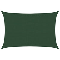 Vela Parasole 160 g/m² Verde Scuro 3,5x4,5 m in HDPE 311461