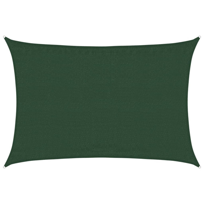Vela Parasole 160 g/m² Verde Scuro 3,5x4,5 m in HDPE 311461