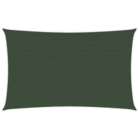 Vela ombreggiante 160 g/m² verde scuro 3,5 x 5 m HDPE 02_0009417