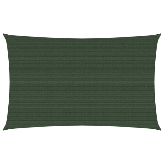 Vela ombreggiante 160 g/m² verde scuro 3,5 x 5 m HDPE 02_0009417