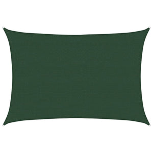 Vela Parasole 160 g/m² Verde Scuro 4x5 m in HDPE 311463
