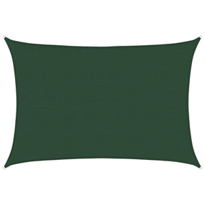 Vela Parasole 160 g/m² Verde Scuro 5x7 m in HDPE