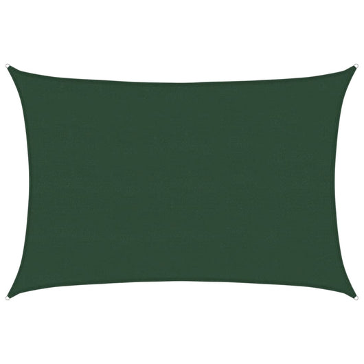 Vela Parasole 160 g/m² Verde Scuro 5x7 m in HDPE