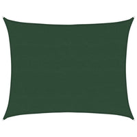 Vela Parasole 160 g/m² Verde Scuro 6x7 m in HDPE