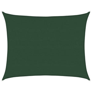 Vela Parasole 160 g/m² Verde Scuro 6x7 m in HDPE 311469