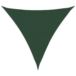 Vela Parasole 160 g/m² Triangolare Verde Scuro 6x6x6 m in HDPE 311487