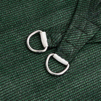 Vela Parasole 160 g/m² Triangolare Verde Scuro 6x6x6 m in HDPE 311487