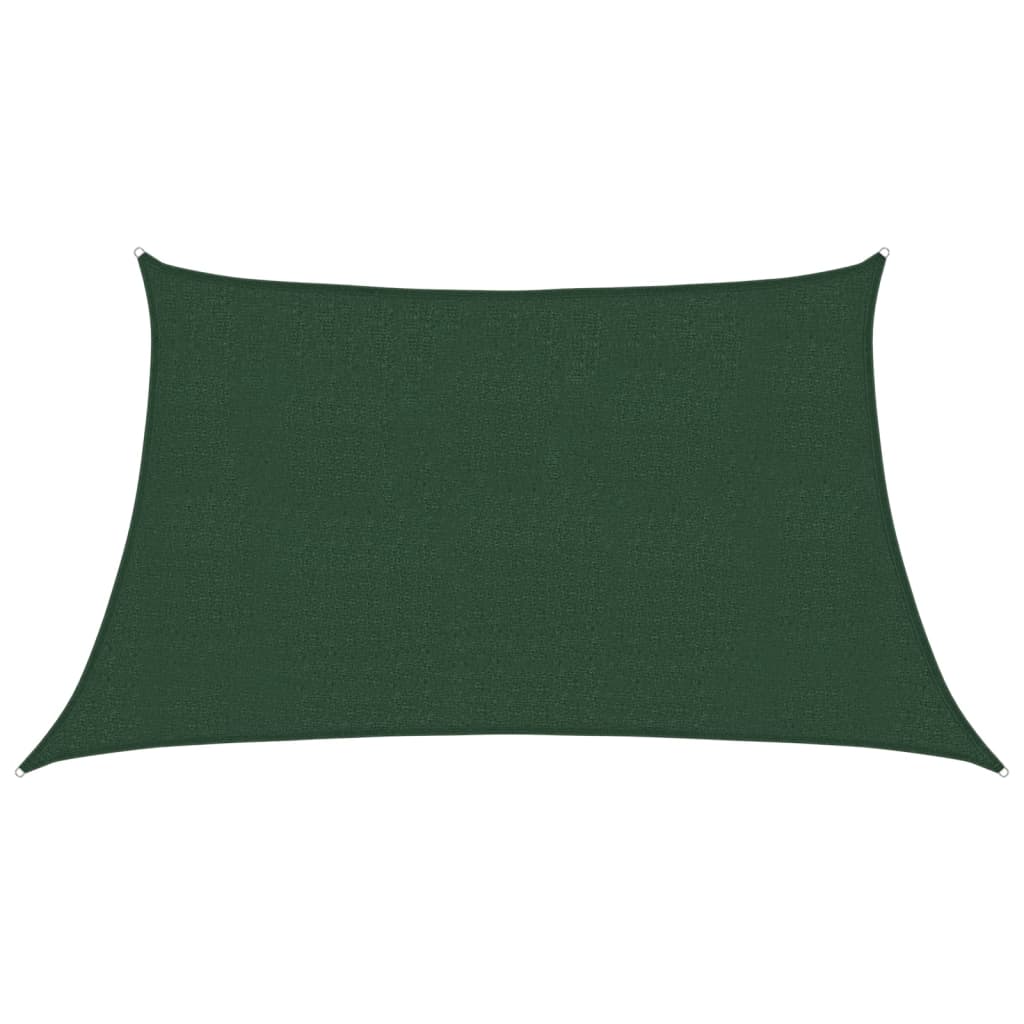 Vela Parasole 160 g/m² Verde Scuro 3/4x2 m in HDPE 311488