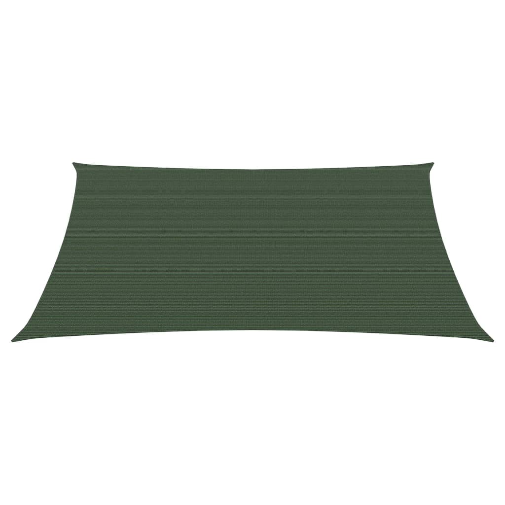 Vela in tessuto parasole 160 g/m² HDPE 3/4 x 3 m verde scuro 02_0009421