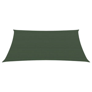 Vela in tessuto parasole 160 g/m² HDPE 3/4 x 3 m verde scuro 02_0009421