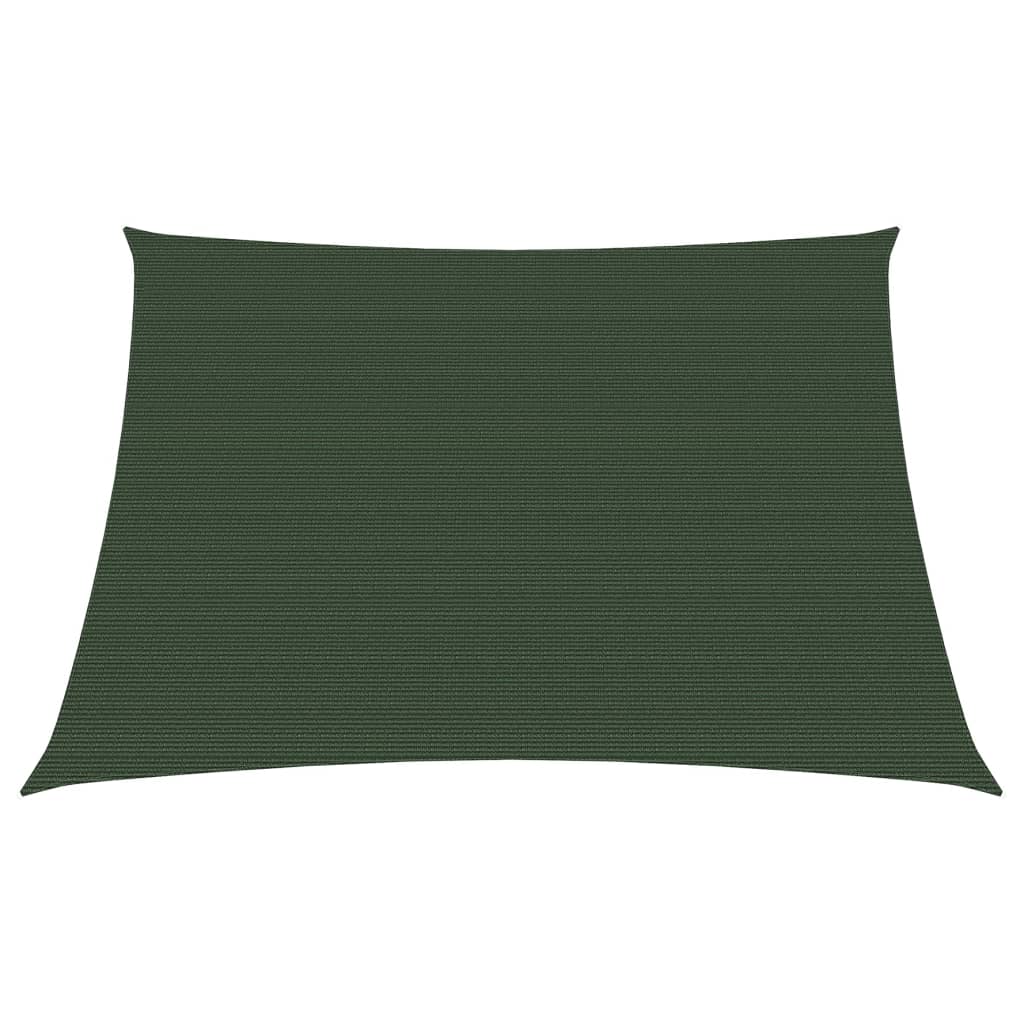 Vela in tessuto parasole 160 g/m² HDPE 3/4 x 3 m verde scuro 02_0009421