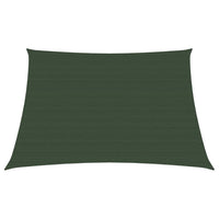 Vela in tessuto parasole 160 g/m² HDPE 3/4 x 3 m verde scuro 02_0009421