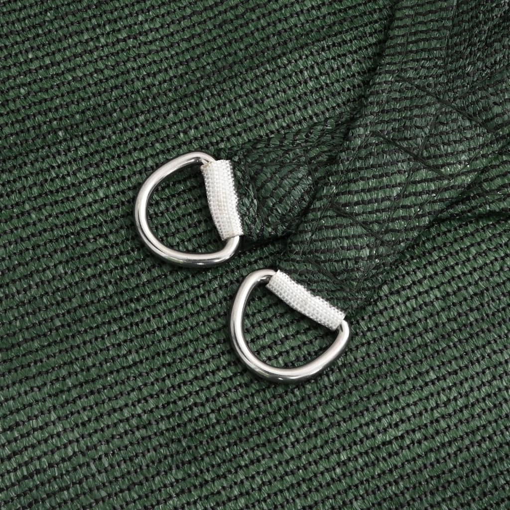 Vela Parasole 160 g/m² Verde Scuro 3/4x3 m in HDPE 311489