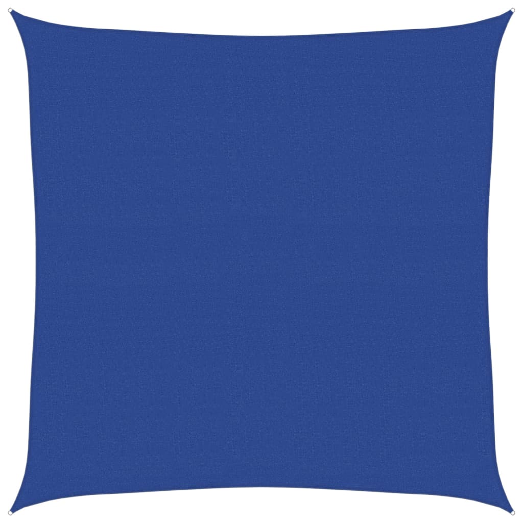 Vela Parasole 160 g/m² Quadrata Blu 7x7 m in HDPE 311500