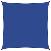 Vela Parasole 160 g/m² Quadrata Blu 7x7 m in HDPE 311500