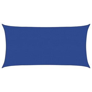 Vela Parasole 160 g/m² Rettangolare Blu 2,5x5 m in HDPE