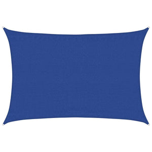 Vela Parasole 160 g/m² Rettangolare Blu 3,5x4,5 m in HDPE