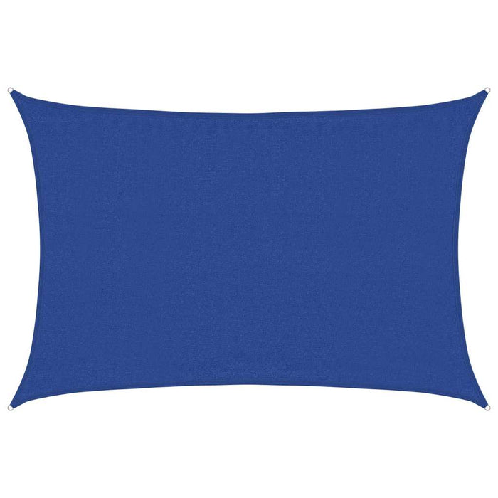 Vela Parasole 160 g/m² Rettangolare Blu 3,5x5 m in HDPE
