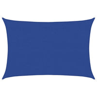 Vela Parasole 160 g/m² Rettangolare Blu 4x6 m in HDPE 311519