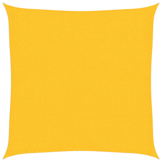 Vela Parasole 160 g/m² Gialla 2,5x2,5 m in HDPE 311548
