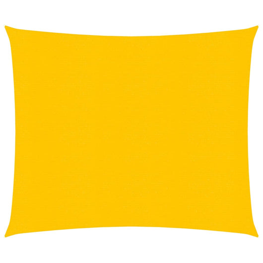 Vela Parasole 160 g/m² Quadrata Giallo 5x5 m in HDPE