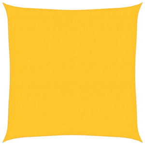 Vela Parasole 160 g/m² Quadrata Giallo 6x6 m in HDPE