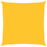 Vela Parasole 160 g/m² Quadrata Giallo 7x7 m in HDPE 311555