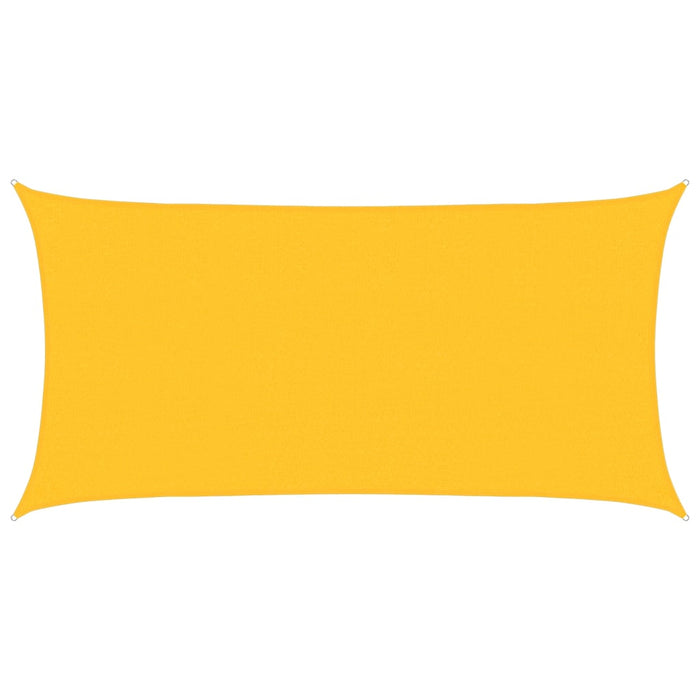 Vela Parasole 160 g/m² Rettangolare Giallo 2x3,5 m in HDPE 311558