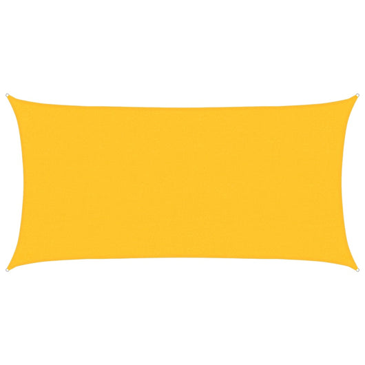 Vela Parasole 160 g/m² Rettangolare Giallo 2x3,5 m in HDPE