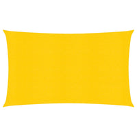 Vela ombreggiante 160 g/m² gialla 3 x 6 m HDPE 02_0009130