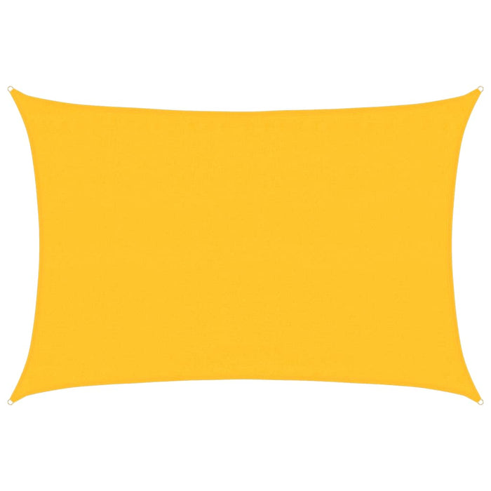 Vela Parasole 160 g/m² Rettangolare Giallo 3,5x4,5 m in HDPE 311571