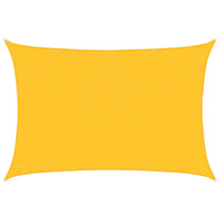 Vela Parasole 160 g/m² Rettangolare Giallo 3,5x5 m in HDPE 311572