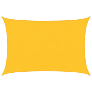 Vela Parasole 160 g/m² Rettangolare Giallo 3,5x5 m in HDPE