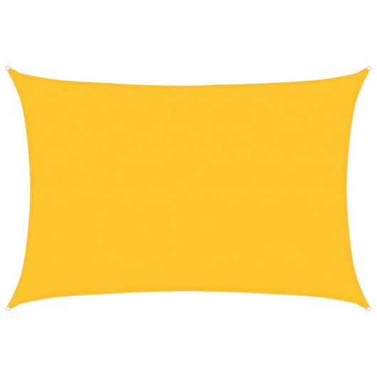 Vela Parasole 160 g/m² Rettangolare Giallo 4x5 m in HDPE 311573