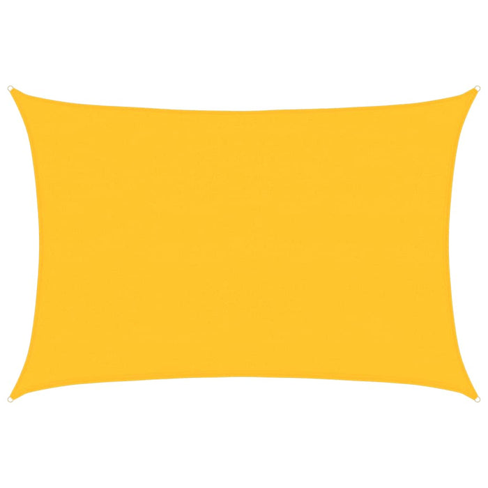 Vela Parasole 160 g/m² Rettangolare Giallo 4x5 m in HDPE