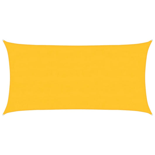 Vela Parasole 160 g/m² Rettangolare Giallo 4x7 m in HDPE 311575