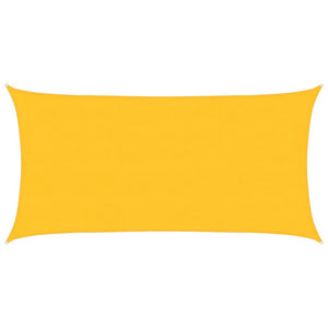 Vela Parasole 160 g/m² Rettangolare Giallo 4x7 m in HDPE