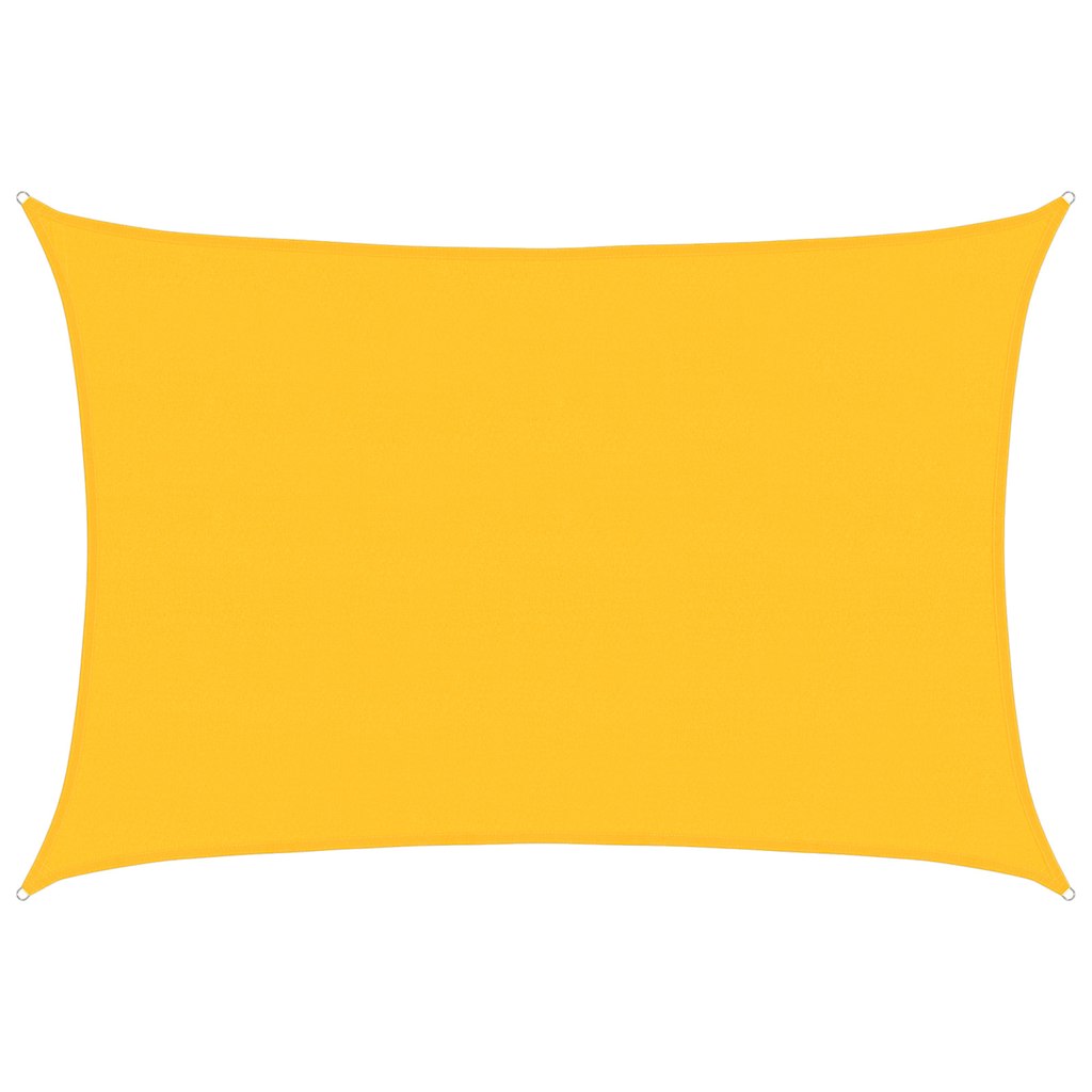 Vela Parasole 160 g/m² Rettangolare Giallo 5x7 m in HDPE 311577