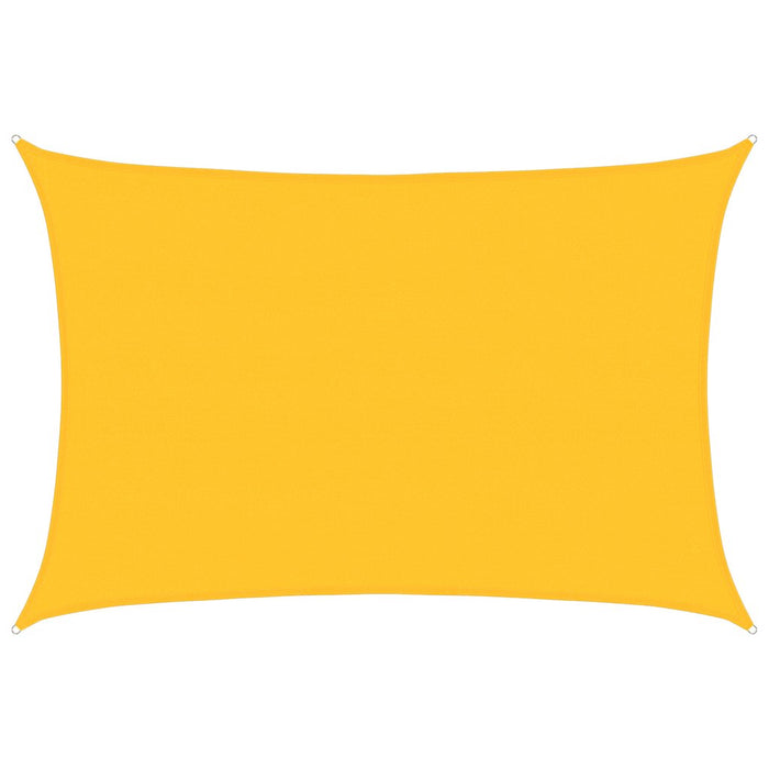 Vela Parasole 160 g/m² Rettangolare Giallo 5x7 m in HDPE 311577