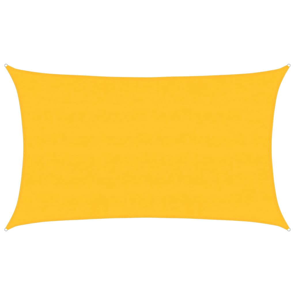 Vela Parasole 160 g/m² Rettangolare Giallo 5x8 m in HDPE