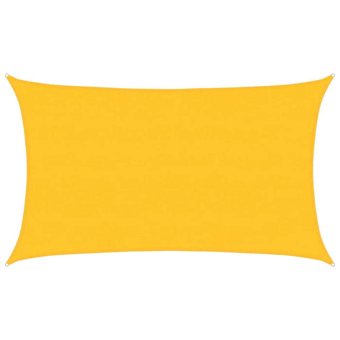 Vela Parasole 160 g/m² Rettangolare Giallo 5x8 m in HDPE