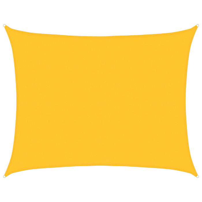 Vela Parasole 160 g/m² Rettangolare Giallo 6x7 m in HDPE 311579