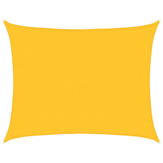 Vela Parasole 160 g/m² Rettangolare Giallo 6x7 m in HDPE