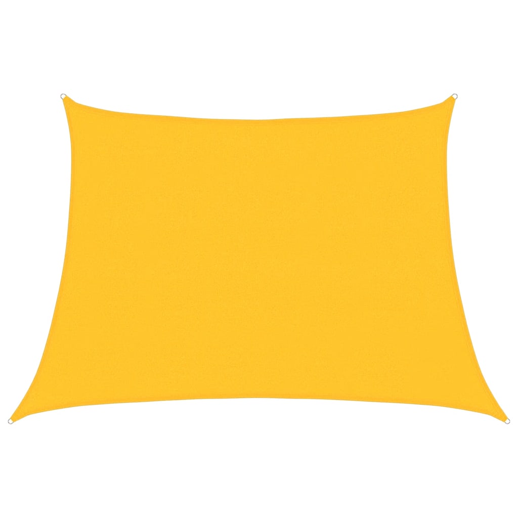 Vela Parasole 160 g/m² Trapezio Giallo 4/5x3 m in HDPE