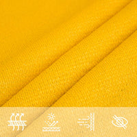 Vela Parasole 160 g/m² Trapezio Giallo 4/5x4 m in HDPE