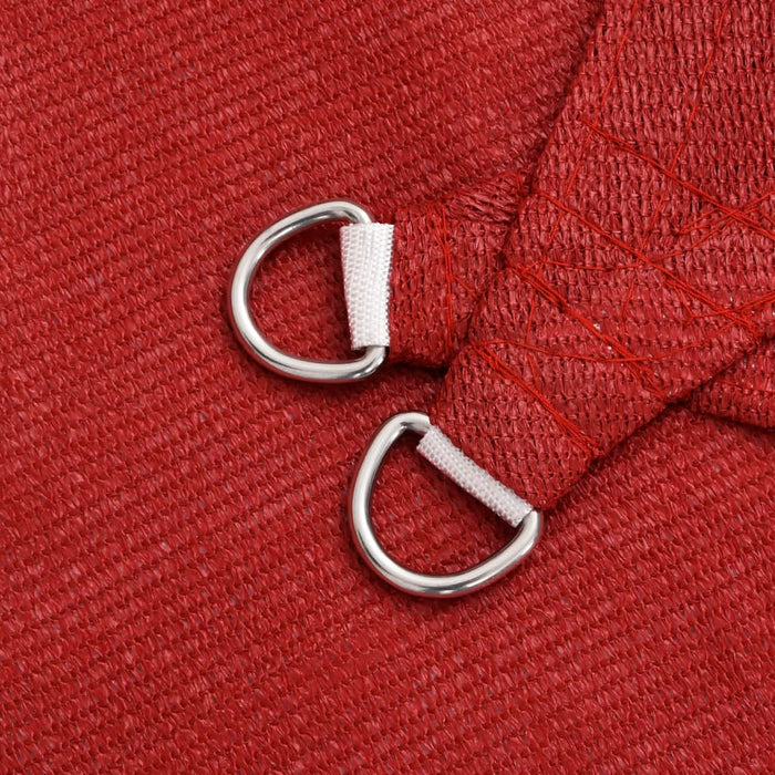 Vela Parasole 160 g/m² Rossa 2x2 m in HDPE 311602